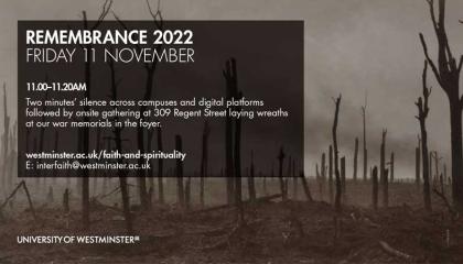 Remembrance Day 2022 flyer